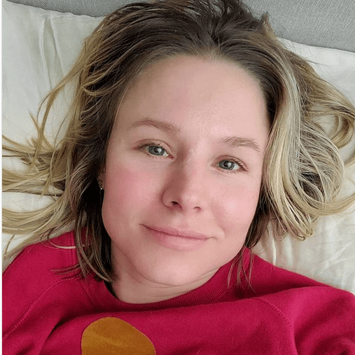 Instagram herečky Kristen Bell @kristenanniebell