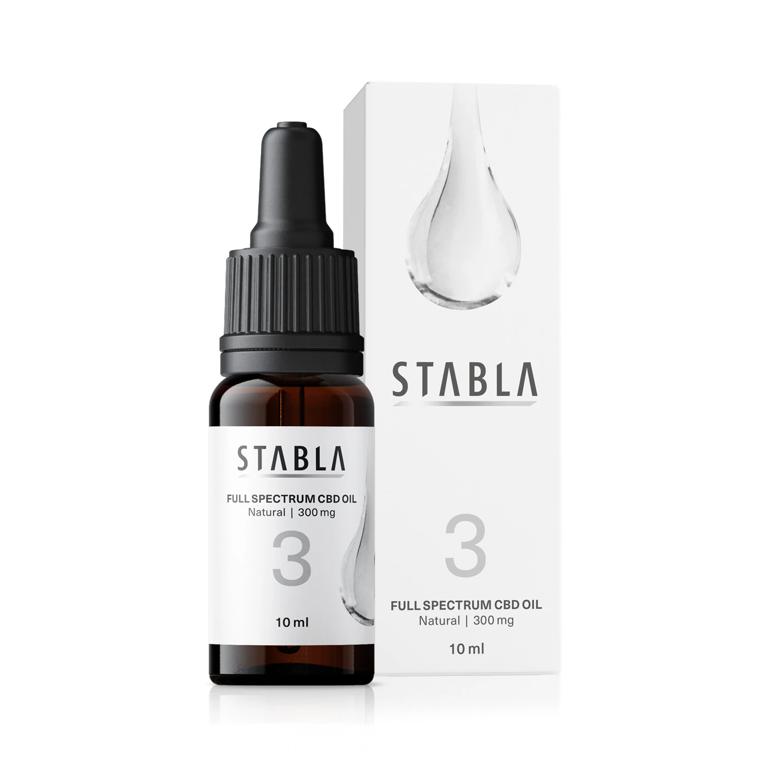 Full Spectrum CBD Oil 3 %, Natural 300 mg